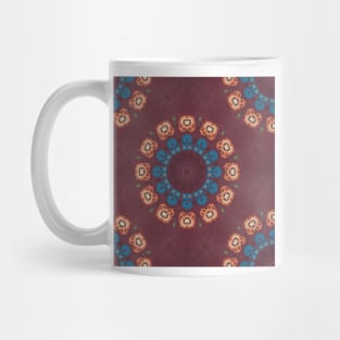 Multicolor Textured Geometric Pattern Mug